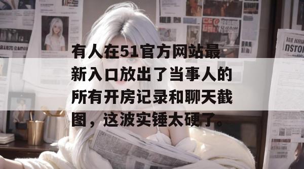 有人在51官方网站最新入口放出了当事人的所有开房记录和聊天截图,这波实锤太硬了。 有人在51官方网站最新入口放出了当事人的所有开房记录和聊天截图,这波实锤太硬了。